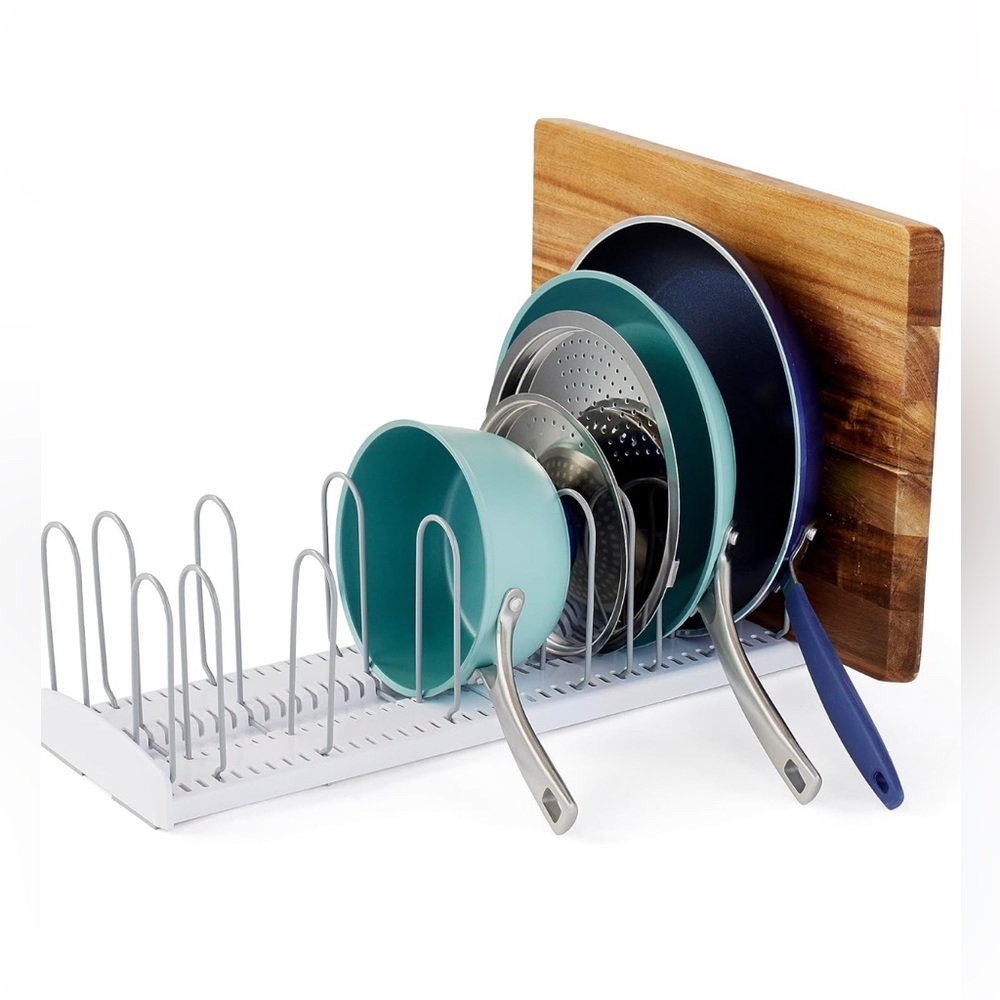 Cookware Rack Adjustable Storage